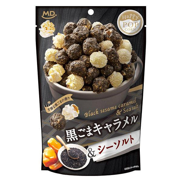 ハッピーポップコーン　黒ごまキャラメル＆シーソルト 42g 1 個