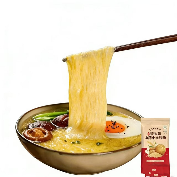 正宗猴头菇小米山药线面无盐福建线面早餐手工面挂面龙 38 克*5 包