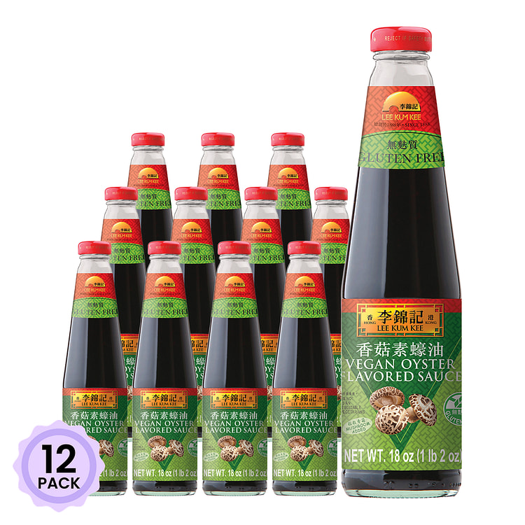 李锦记 香菇素蚝油 18 盎司*12 包