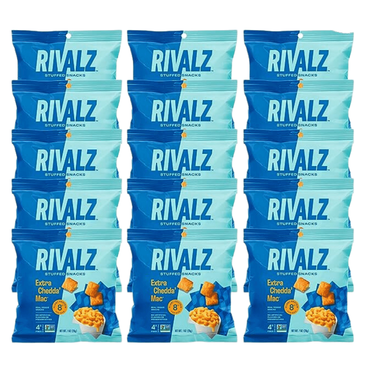 Rivalz Stuffed Snacks Extra Chedda Mac 15 ct / 15 oz 15 盎司