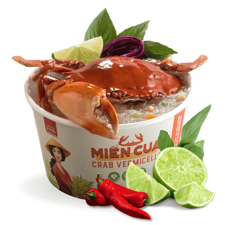 Simply Instant Crab Glass Noodles Bowl 55 g