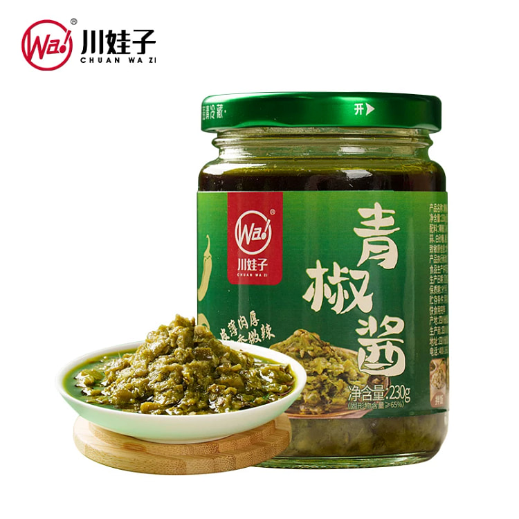 Chuanwazi Spicy Green Pepper Sauce 230g * 1 can 230 g