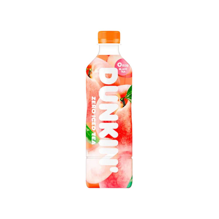 Dunkin Donuts White Peach Zero Ice Tea (South Korea)