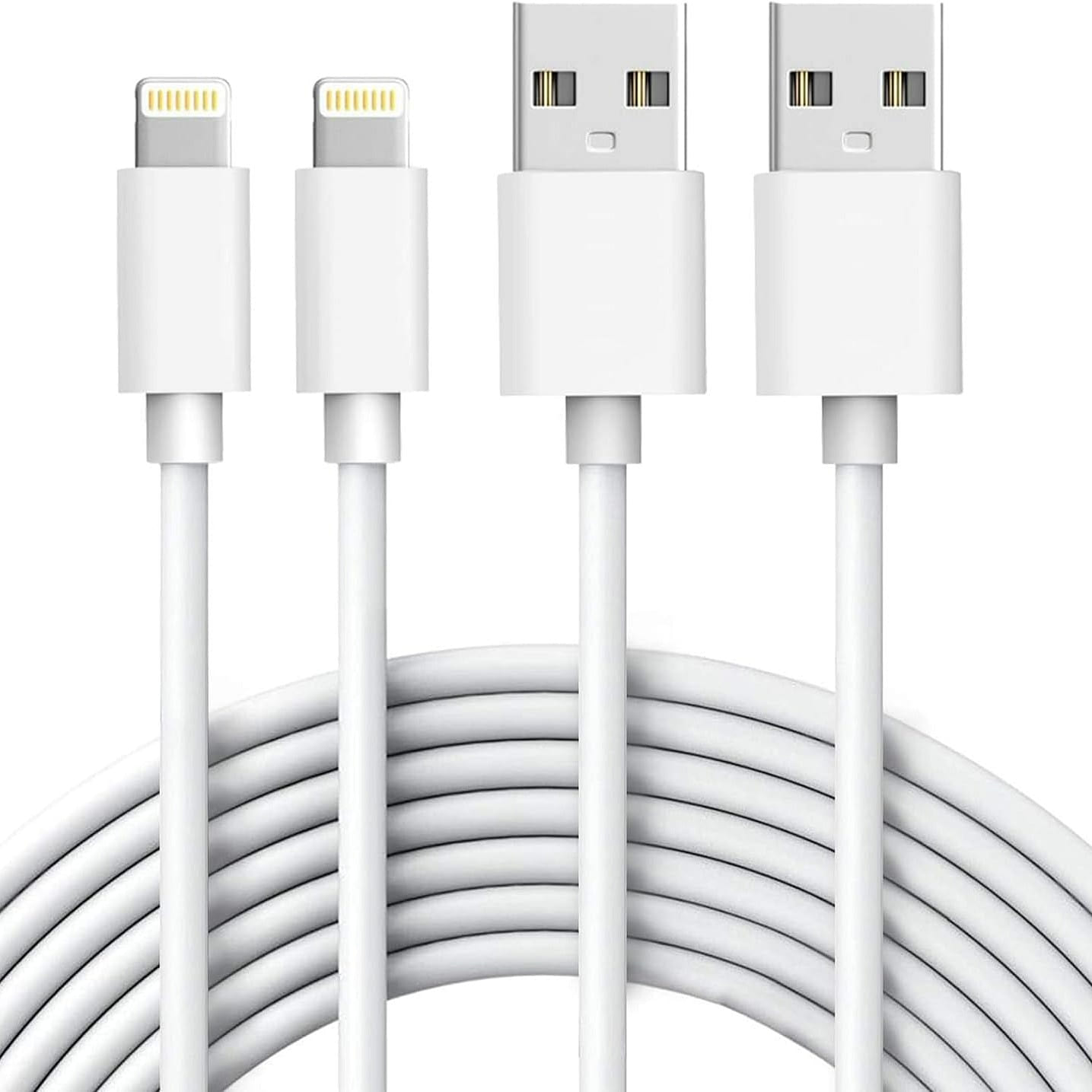 iPhone Charger, 2PCS 6.6FT USB to Lightning Cable 1 each