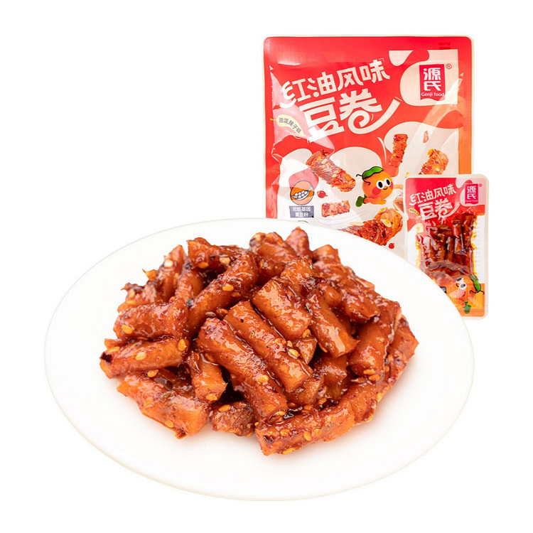 Genji Red Oil Bean Rolls Spicy Chili Oil Taste 1pc 400 g