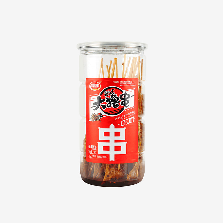 余同乐 老式大撸串辣条罐装 香辣味228g