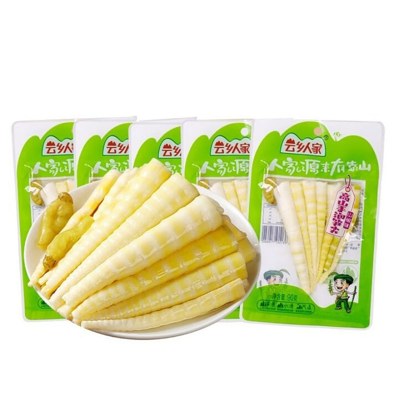 Pickled pepper tips of bamboo shoots 24g*10 bags 240 g