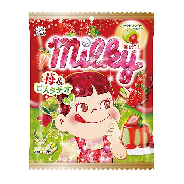 Fujiya Milk Candy Strawberry & Pistachio 62g 1 each