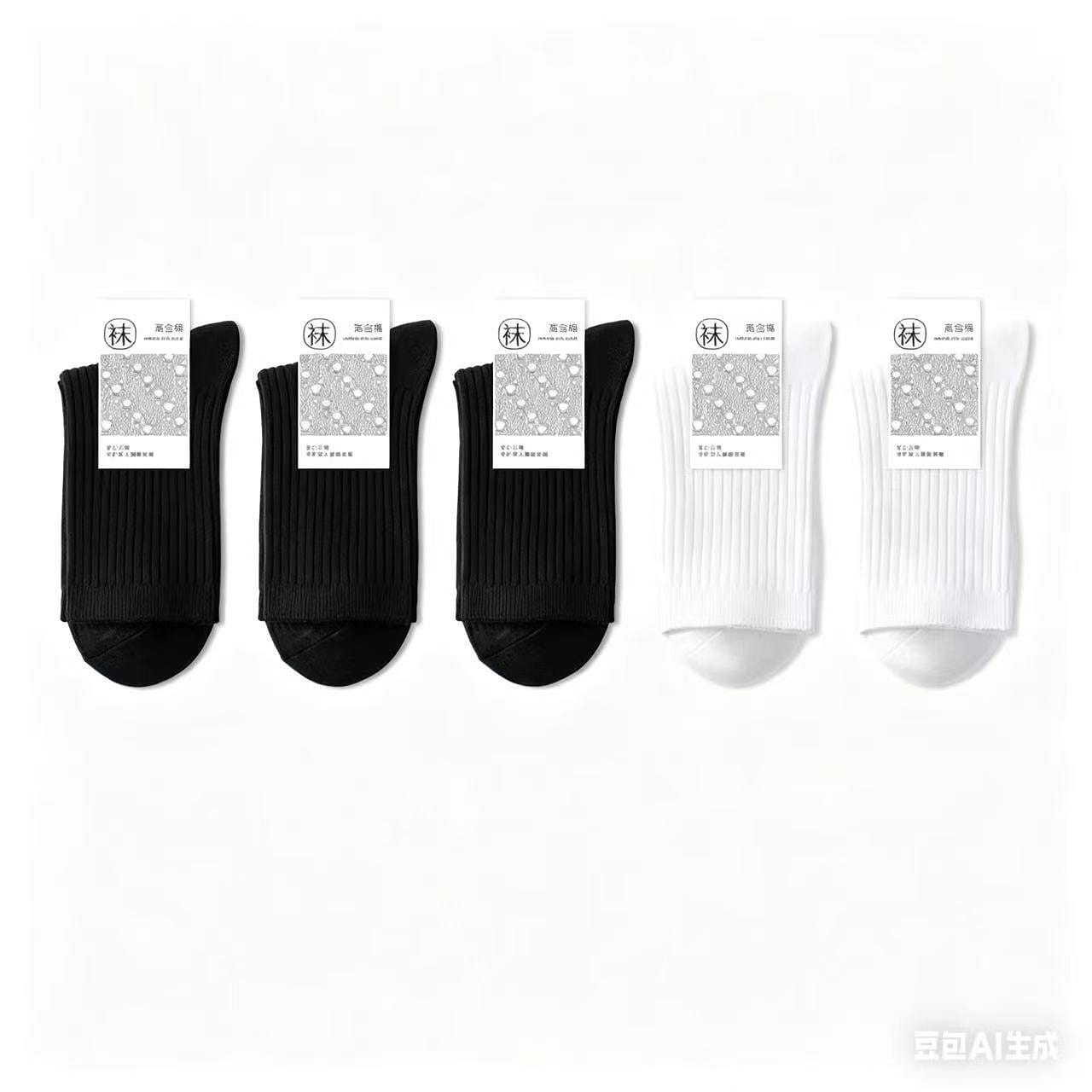 Baiziyuan Antibacterial and Odorous Men’s Socks 5 1 each