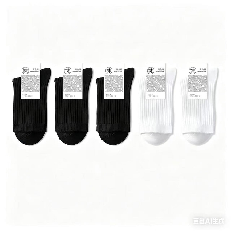 Baiziyuan Antibacterial and Odorous Men's Socks 5 1 each
