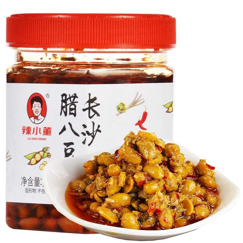 辣小董 腊八豆280g下饭菜湖南特产香辣长沙 280 克