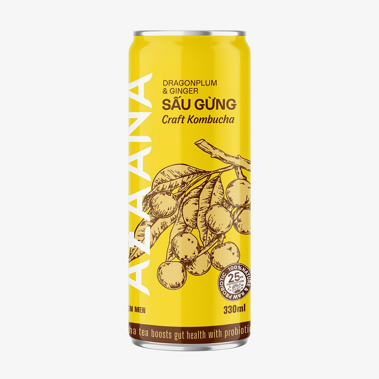Azaana Kombucha Tamarind Ginger 330ml