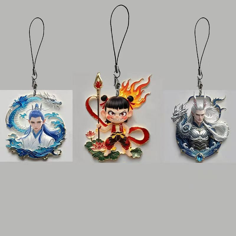 Nezha Aobing Aogang mobile phone key chain each 1 1 each