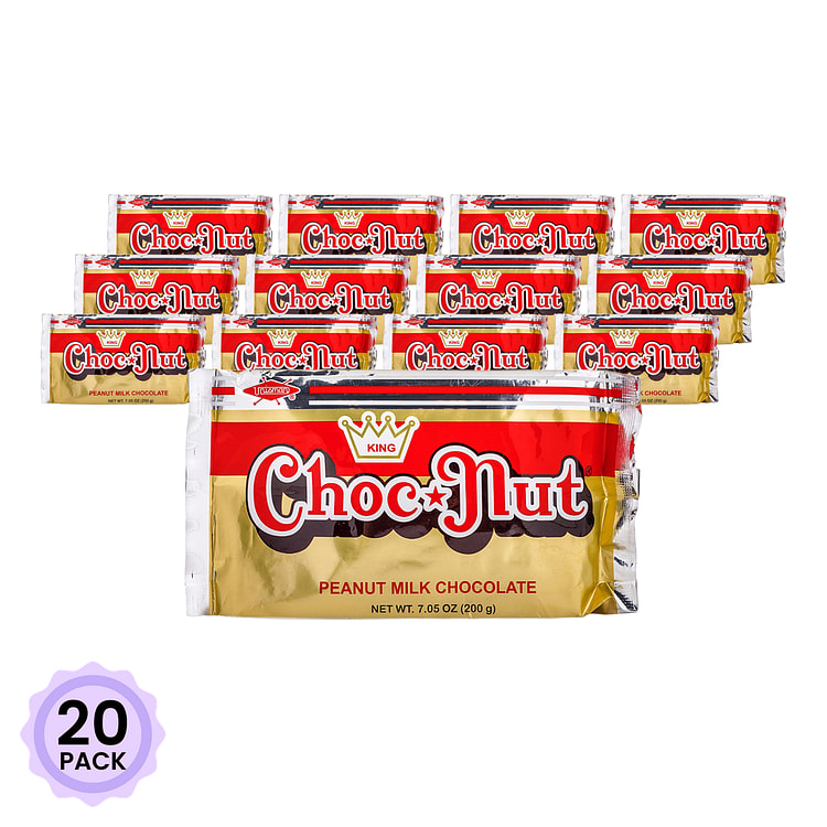 King ChocNut 花生牛奶巧克力 200 克*20 包