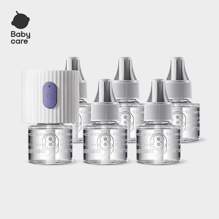 babycare蚊香液婴儿驱蚊器电蚊香液6瓶1器