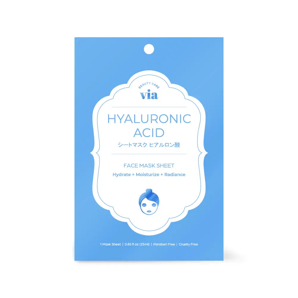 Via Beauty Face Mask Sheet Hyaluronic Acid 25 ml