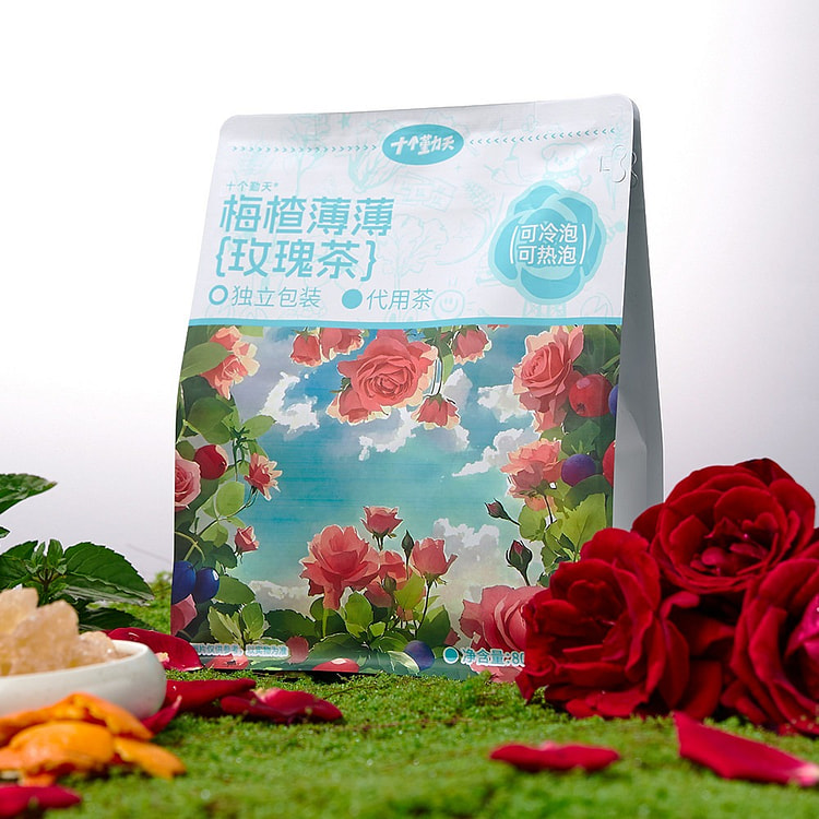 梅楂薄薄玫瑰茶80.5g代用茶养生茶包花茶 80.5 克