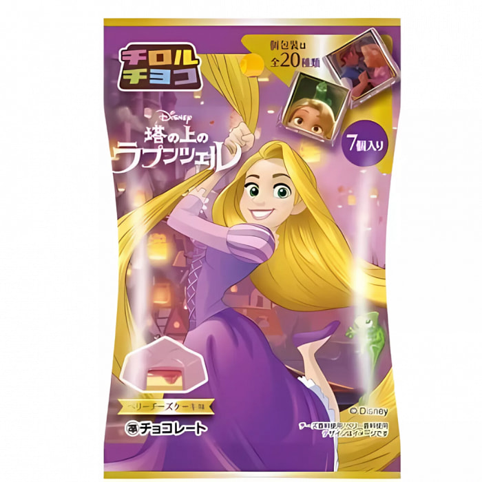 Tirol-choco x Disney 魔发奇缘 卡通包装设计蒂罗尔夹心巧克力（浆果芝士蛋糕味） 7枚入（保质期 02/28/2025）