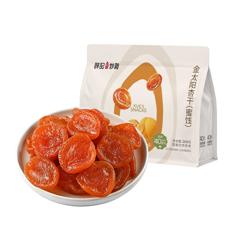Xueji Fried Fruits – Seedless Dried Apricots 268g 268 g
