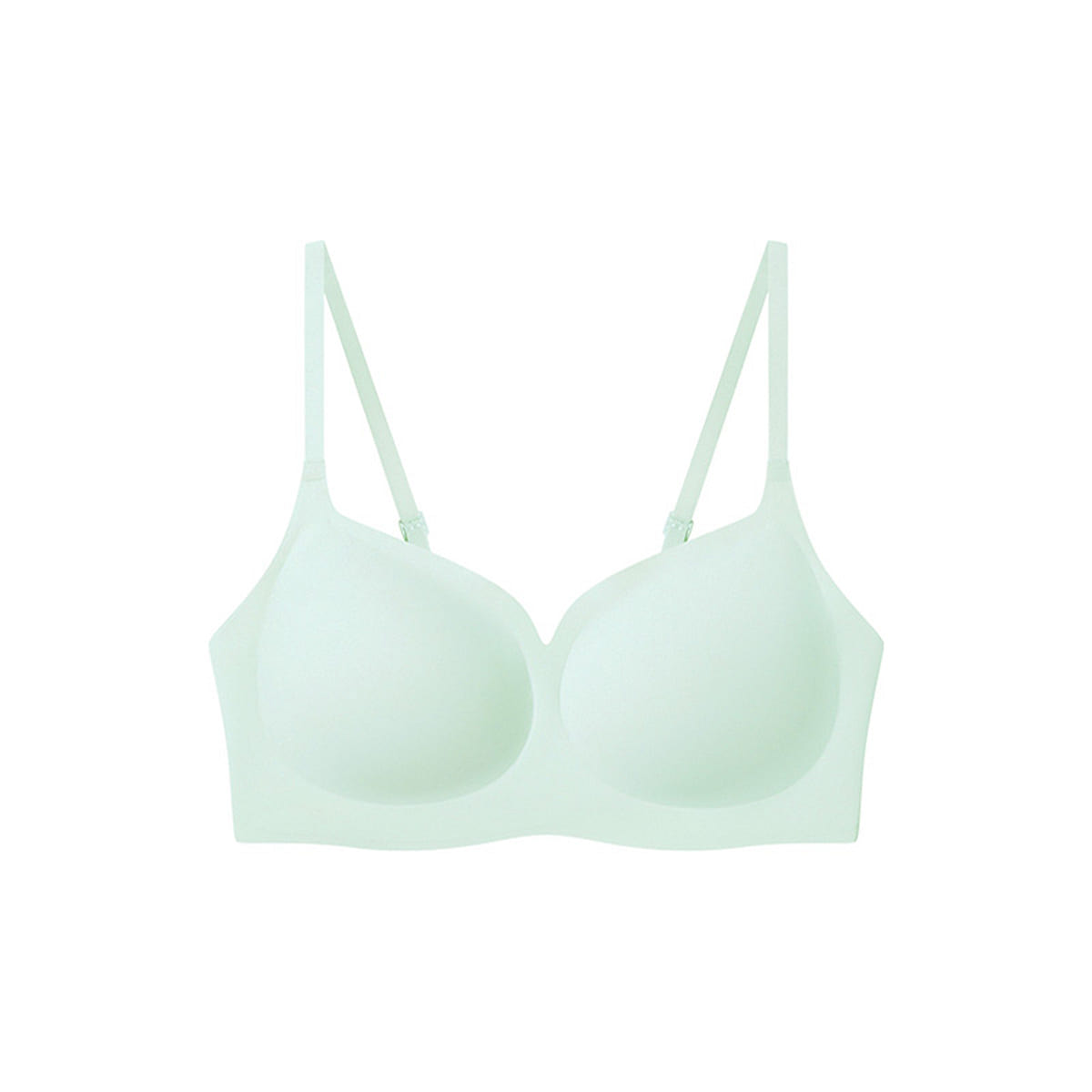 Ubras Comfort Princess Collar Bra, Size-Free Bra, Light Green-Hook Type 50 g