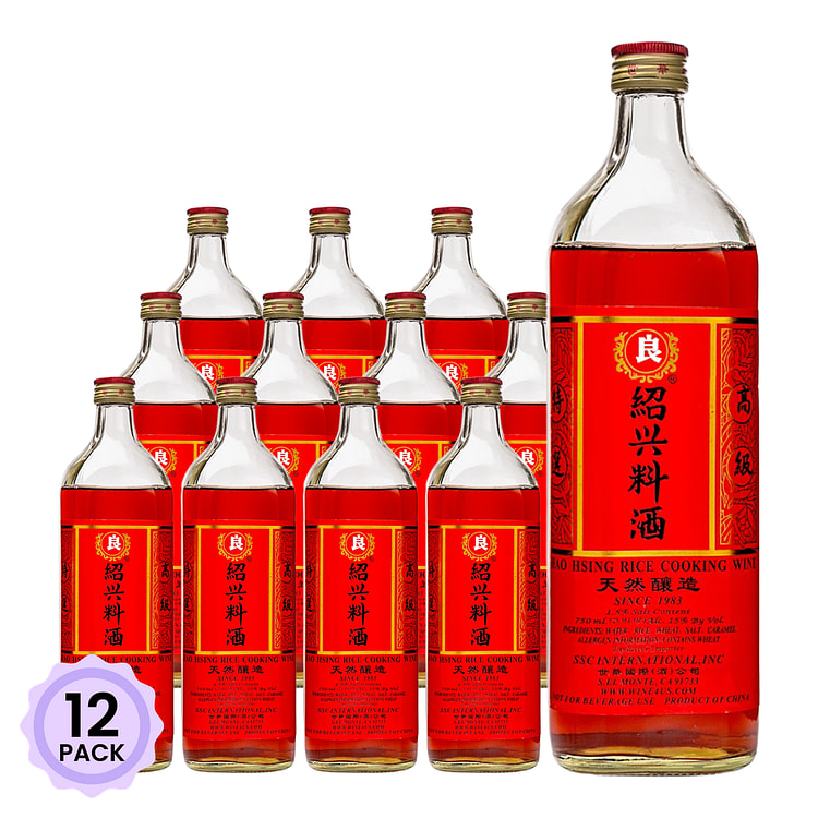 良 绍兴料酒 750 毫升*12 包