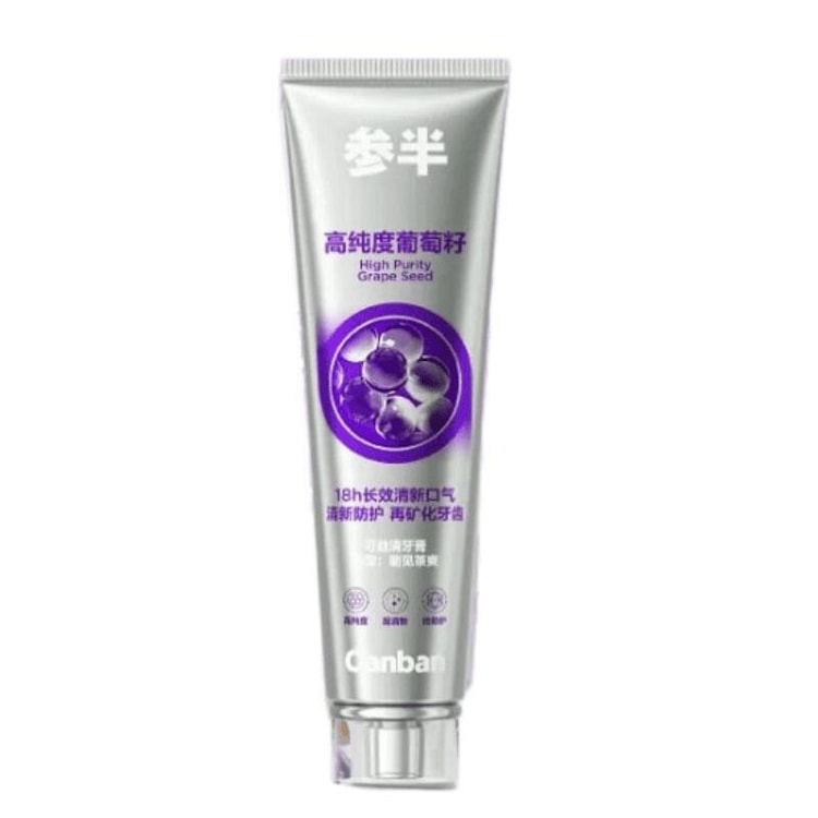Half grape seed toothpaste 120g*1 piece. 120 g