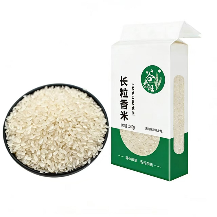 谷泰旺 东北长粒香大米 500g*1袋