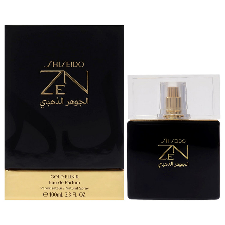 資生堂の女性用ゼン ゴールド エリクサー - 3.3 オンス EDP スプレー