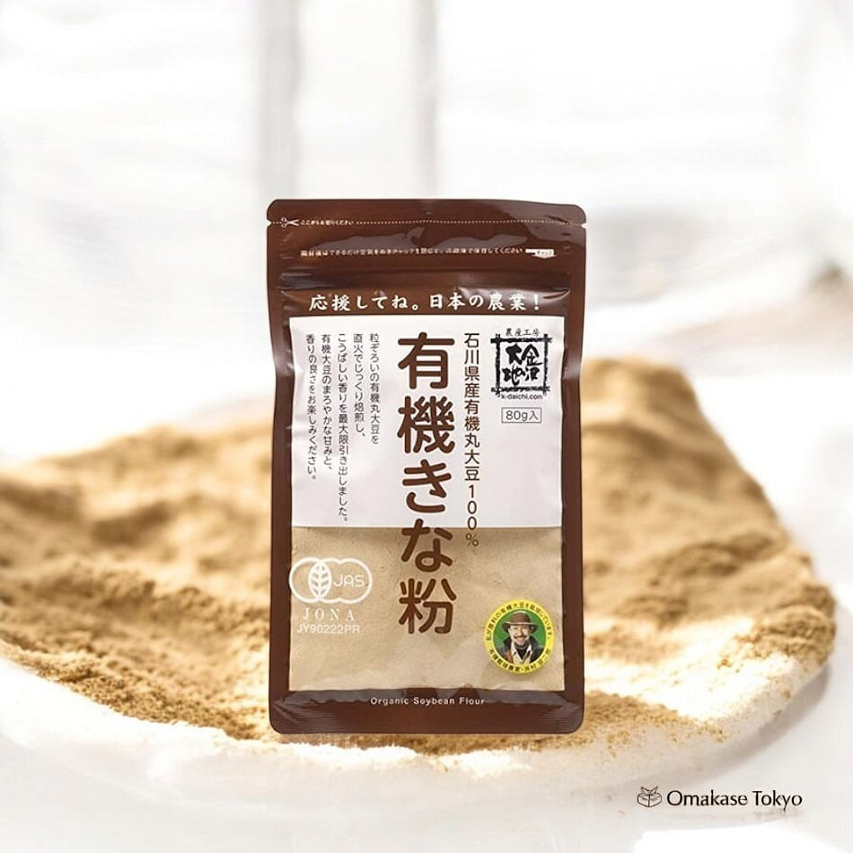 Kanazawa Organic Roasted Soybean Powder 80g 85 g