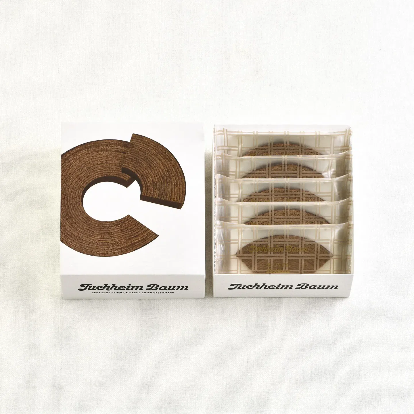 JUCHHEIM Chocolate Baum Sliced 5pcs 1 box