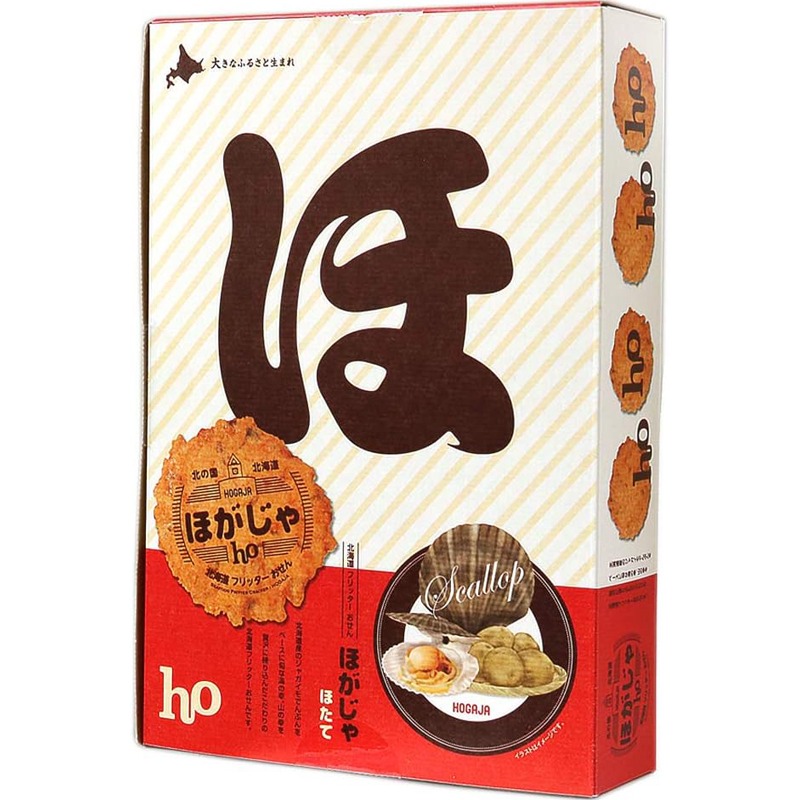 HOGAJYA Scallop Senbei Rice Cracker 8 packs 1 box