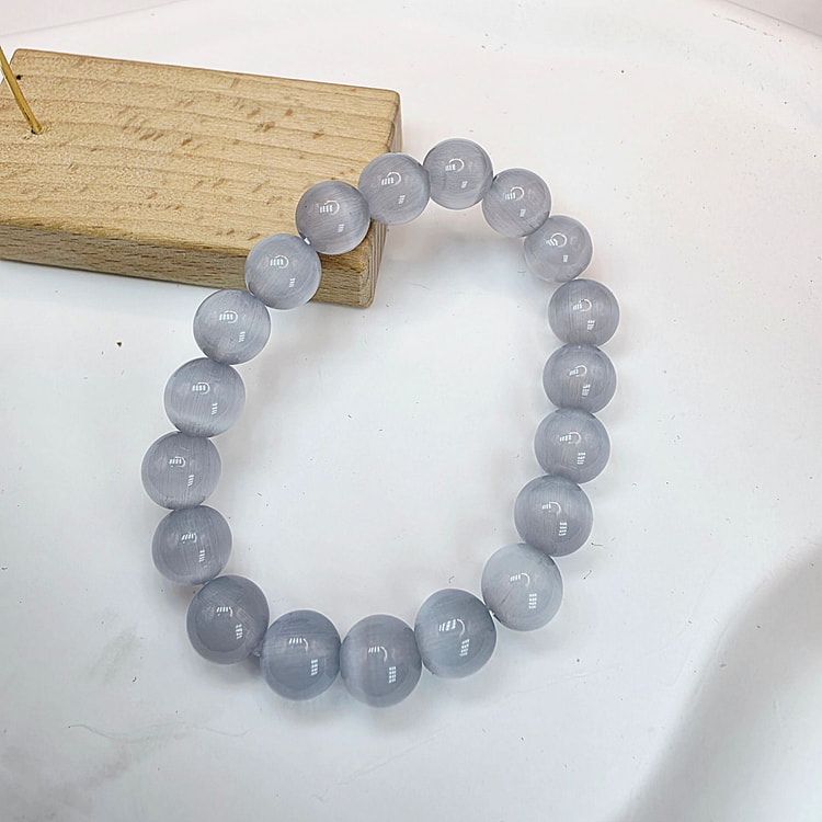 灰色猫眼发光手链 1 份