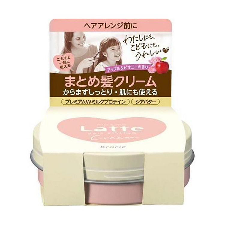 KRACIE ma&me latte smooth styling cream for parents and children 75g