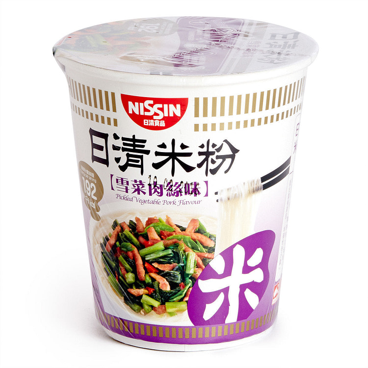 NISSIN Vermicelli Pickled Vegetable Pork Flv 64g 1 each