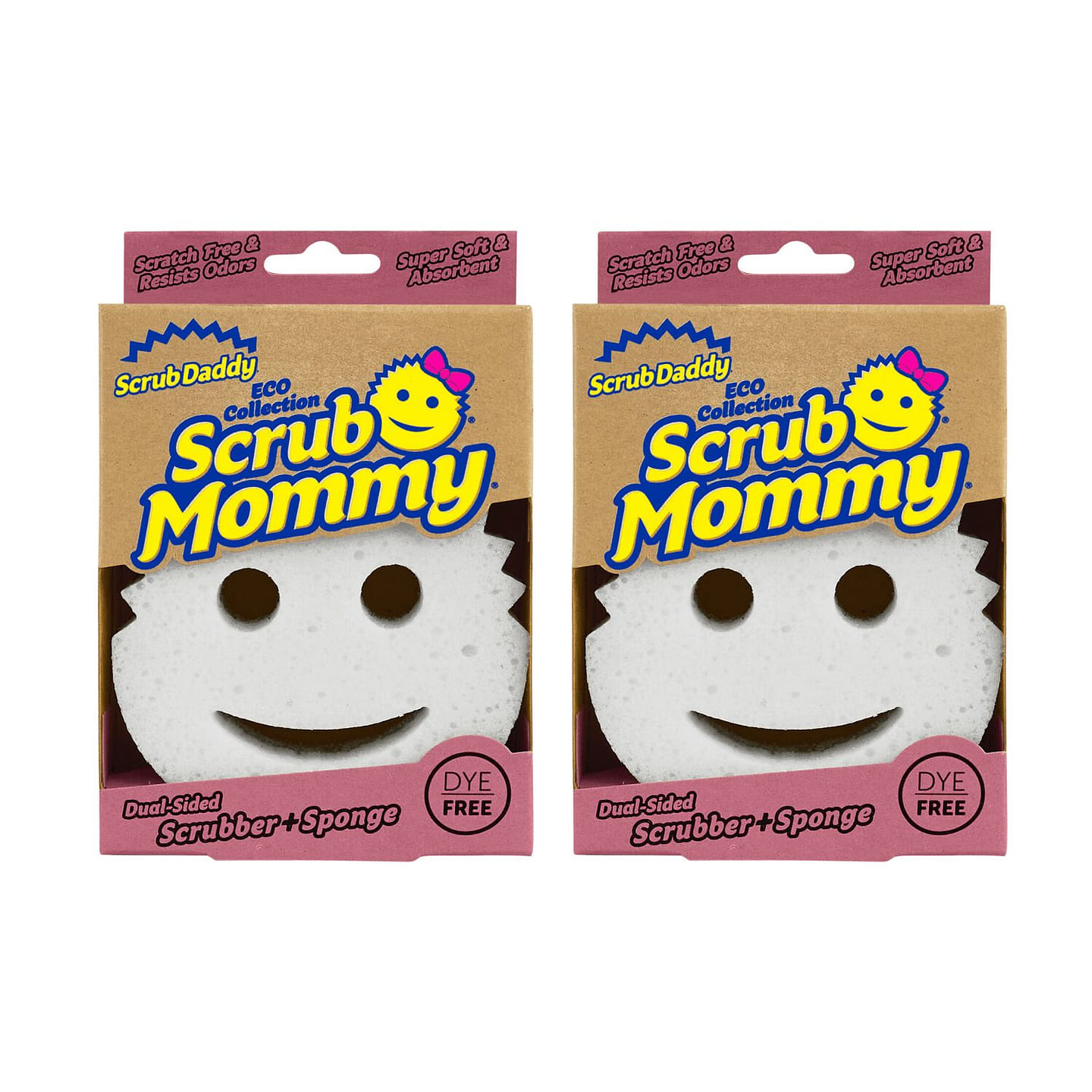 Scrub Mommy Scrubbers and Sponges (Pack of 2) 1 each