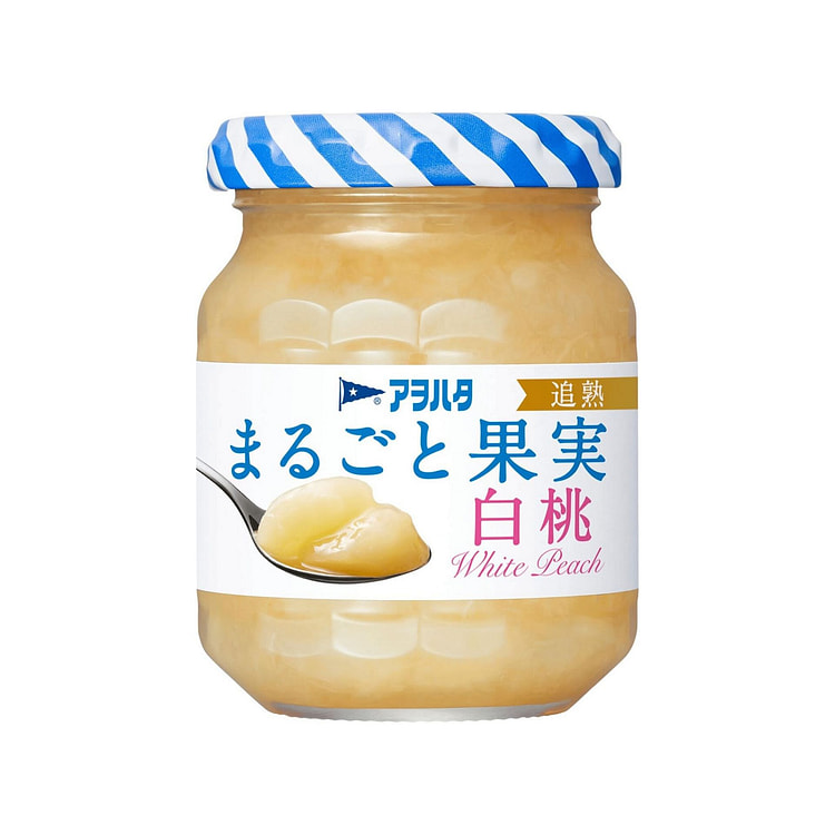 AOHATA White Peach Spread Confiture Jam Japan 125g 1 each