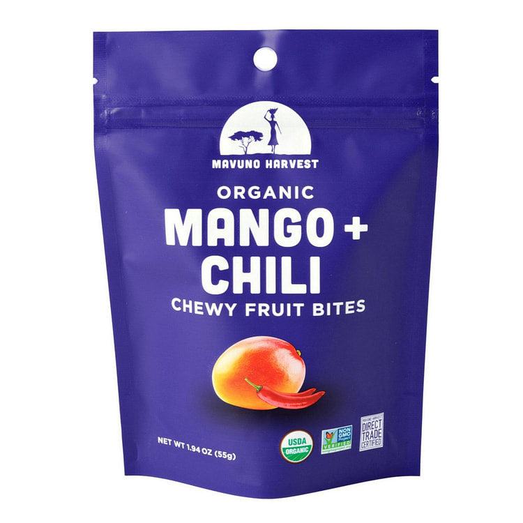Organic Fruit Bites Mango & Chili (8 bags)
