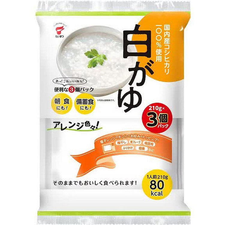Taimatsu 食品 白粥 3包 630g