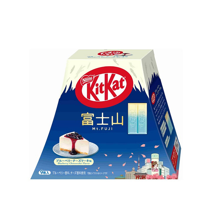KitKat Blueberry Cheesecake Flavor Mount Fuji Pack of 9