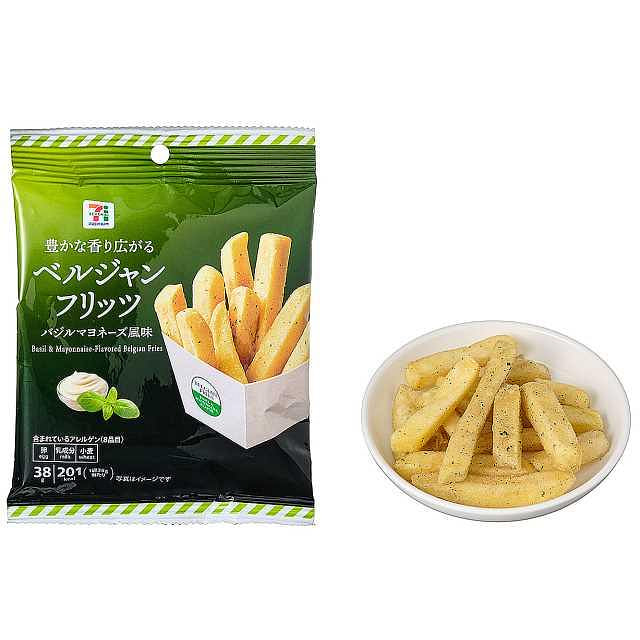711蛋黄酱味比利时薯条 38克 1 份