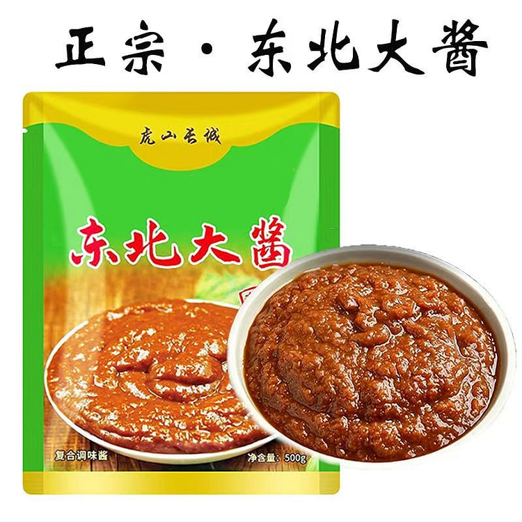 虎山长城 东北大酱 500克*1袋