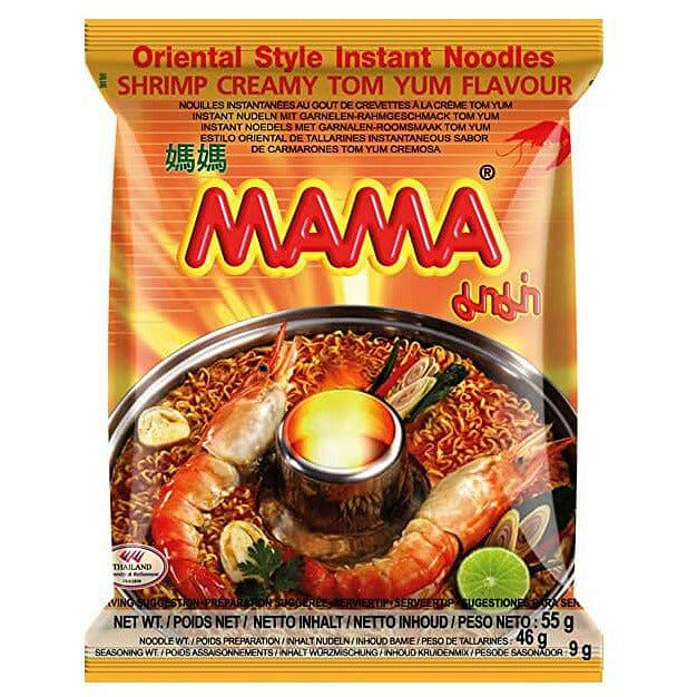 Mama Instant Noodles Shrimp Creamy Tom Yum Flavor 1 each