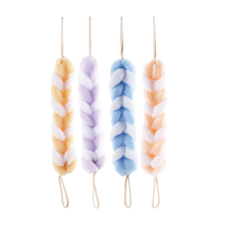 HuaManDuo Bath Sponge Stripe Random Color