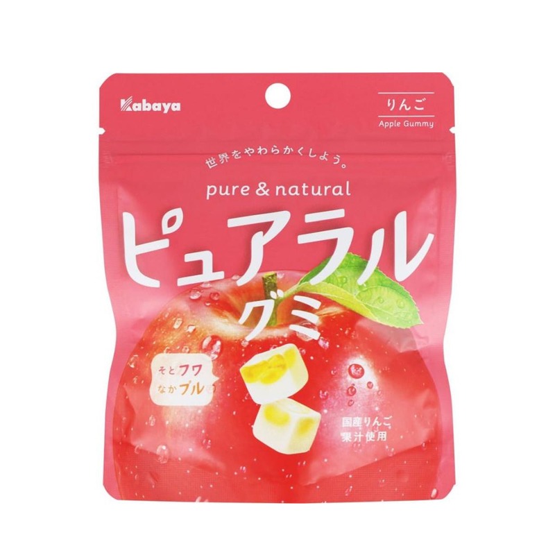 Kabaye Autumn Limited Apple Gummy Candy 58g 1 each