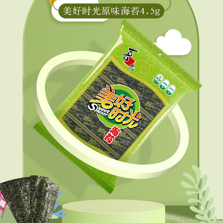 美好时光经典原味海苔4.5g*12袋