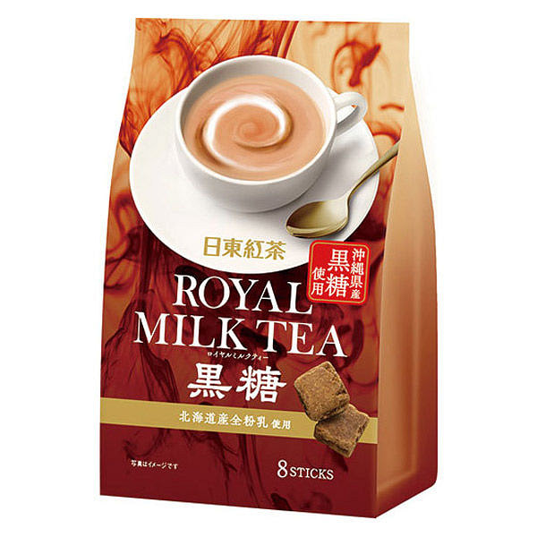 Nitto Tea Royal Milk Tea Brown Sugar Flavor 8pcs 1 each