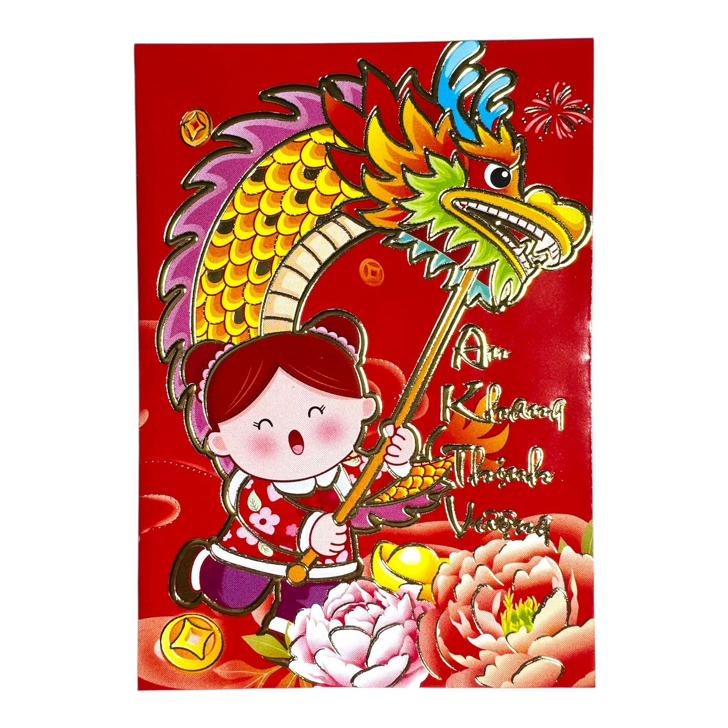 Red Envelopes Bao Li Xi An Khang Thinh Vuong (set) 1 each*6 counts