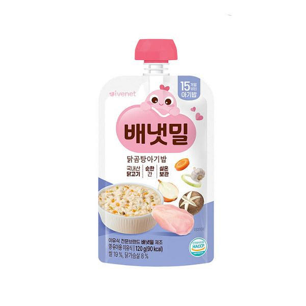 배냇밀 닭곰탕 - 아기밥 120 그램