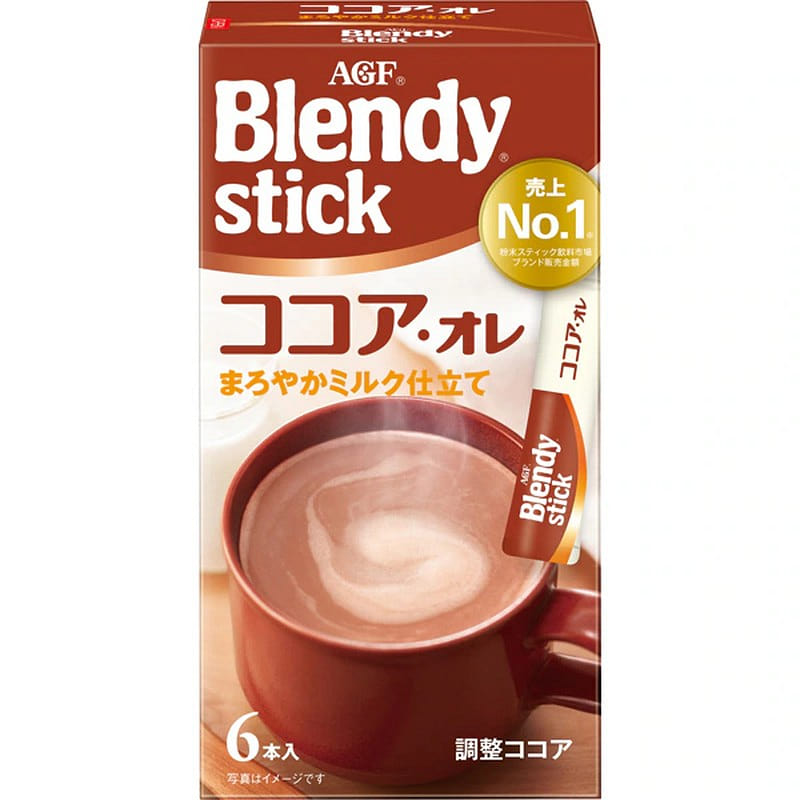 Blendy Sticks Cocoa Au Lait, 6 sticks [Cocoa] 1 each