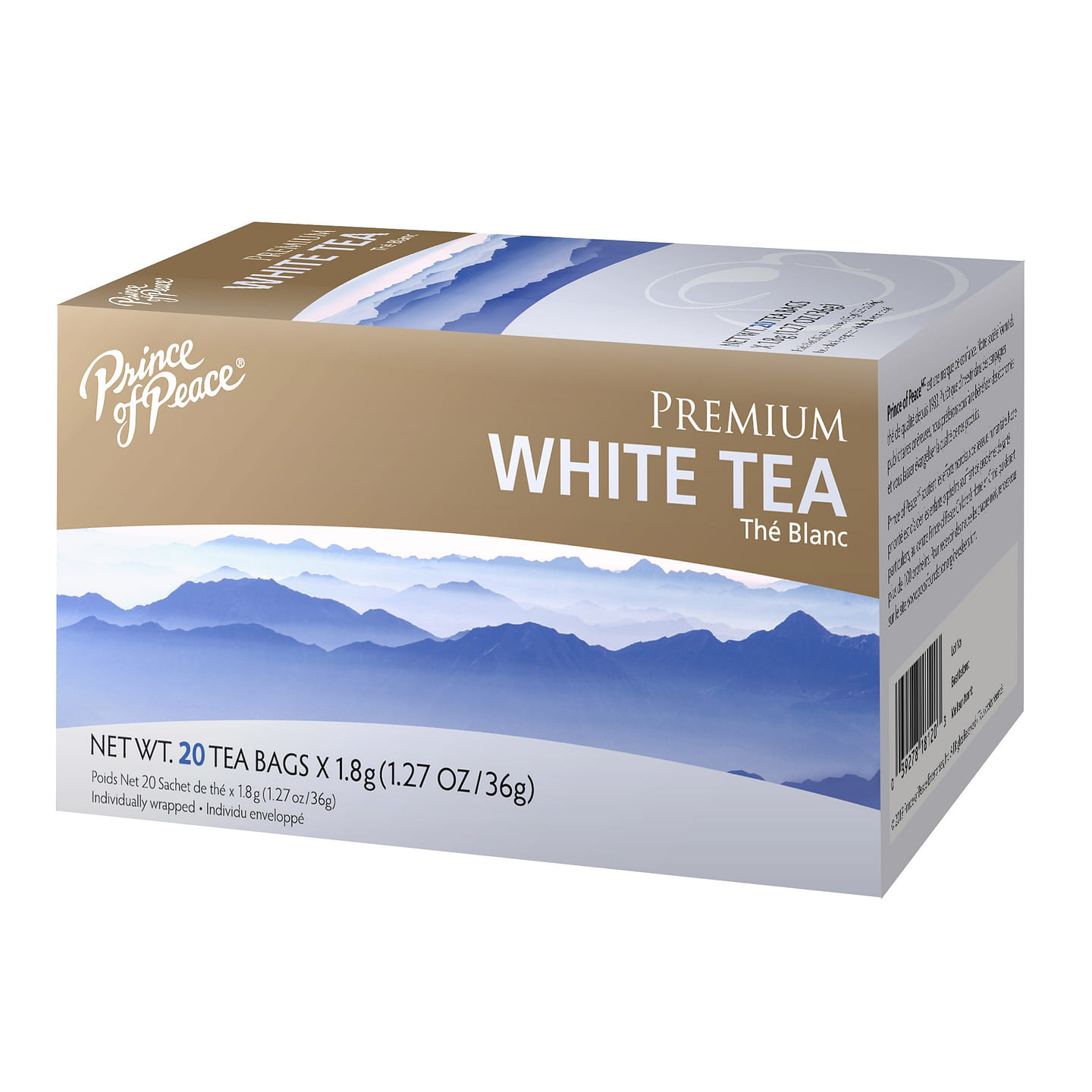 Prince of Peace Premium White Tea, 100 tea bags 1 box
